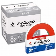 ニチバン ナイスタック 再生紙両面テープ ビジネスパック 大巻 15mm×30m NWBP-15 5巻/袋（ご注文単位1袋）【直送品】