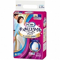 ユニ・チャーム ライフリー すっきりスタイルパンツ ブルー L 18枚/袋（ご注文単位1袋）【直送品】