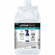 白元アース ノンスメル 清水香 無香 つめかえ用大容量 3L 1本（ご注文単位1本）【直送品】