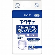 日本製紙クレシア アクティ におわないのは良いパンツ スーパー L 18枚 4個/袋（ご注文単位1袋）【直送品】