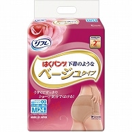 リブドゥコーポレーション リフレ はくパンツ 下着のようなベージュタイプ M 24枚 4個/袋（ご注文単位1袋）【直送品】