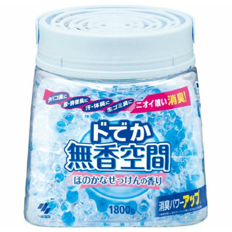 小林製薬　ドでか無香空間　ほのかなせっけん　1800G 1個（ご注文単位1個）【直送品】