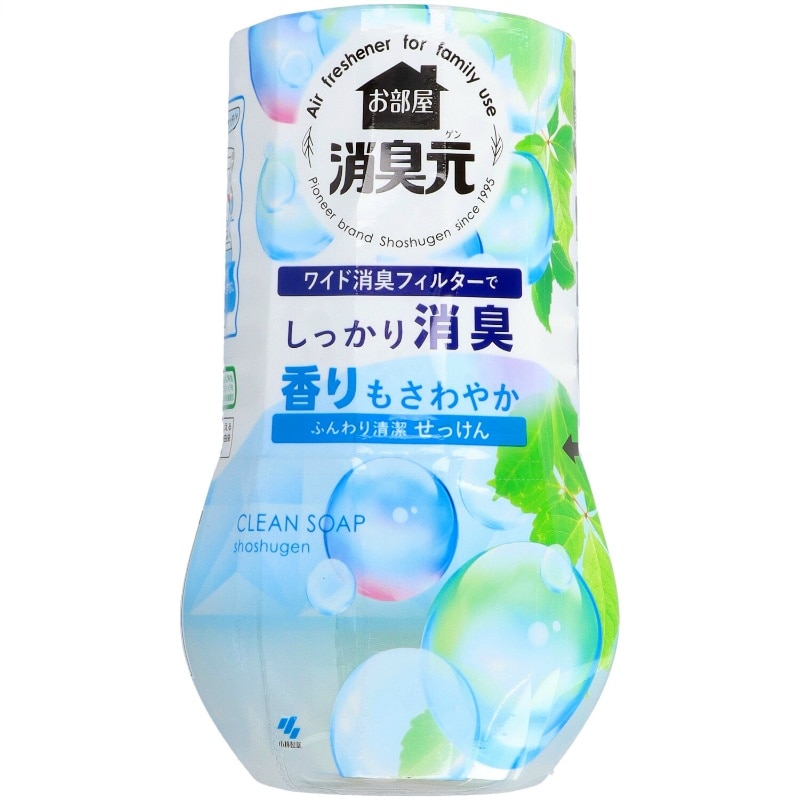 小林製薬　お部屋の消臭元　せっけん400ML 1個（ご注文単位1個）【直送品】