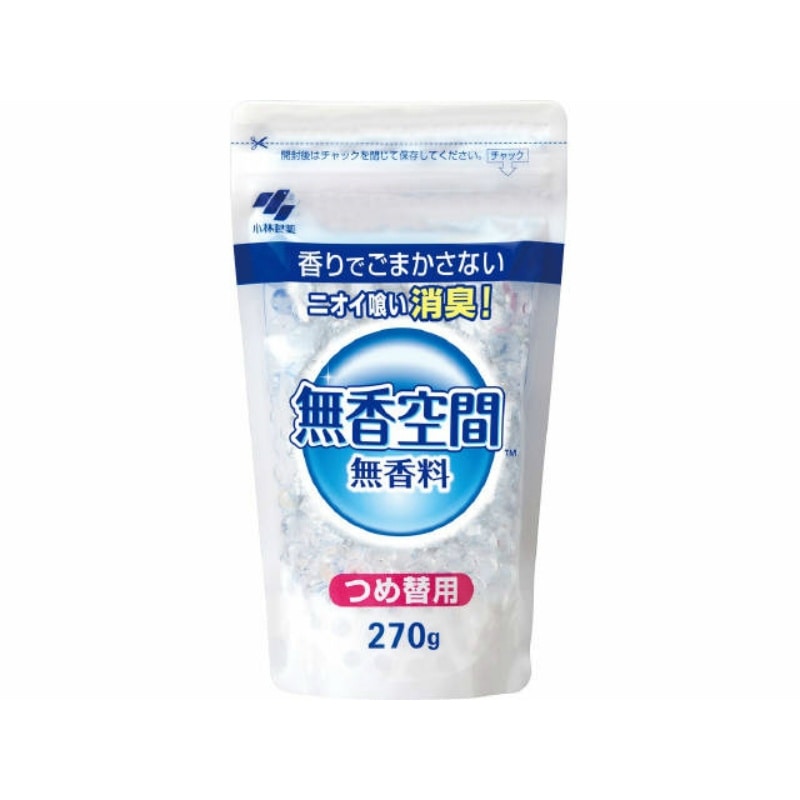 >小林製薬　無香空間つめかえ用パウチ270G 1個（ご注文単位1個）【直送品】