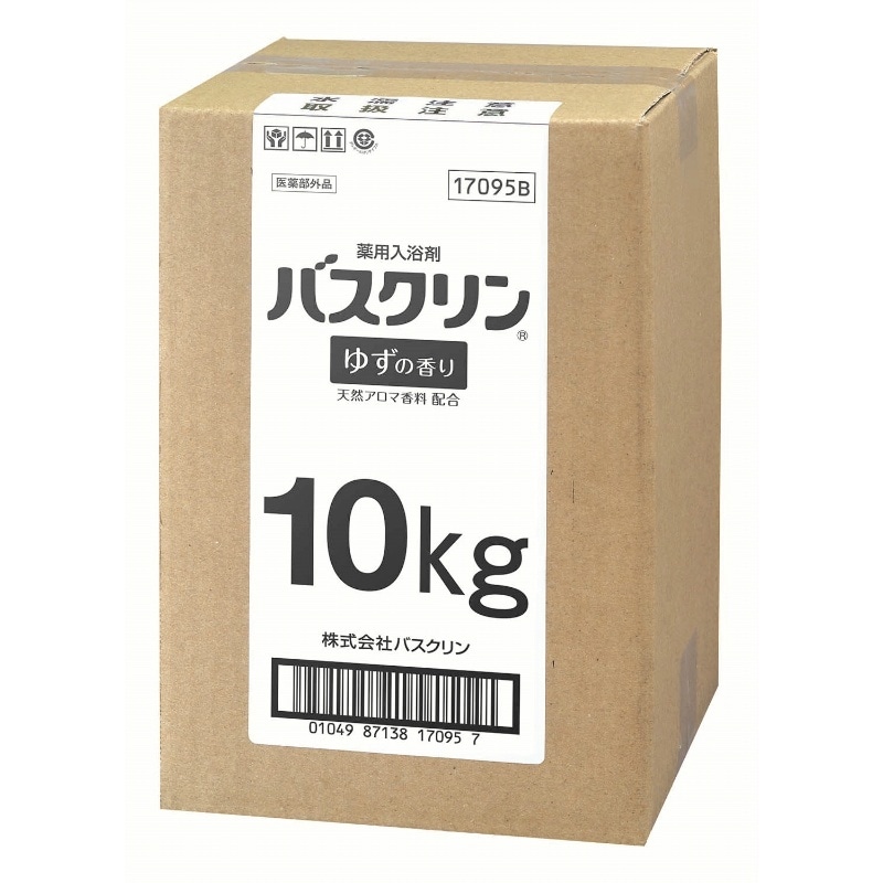 >バスクリン　業務用10KG缶バスクリン　ゆずの香り 1個（ご注文単位1個）【直送品】