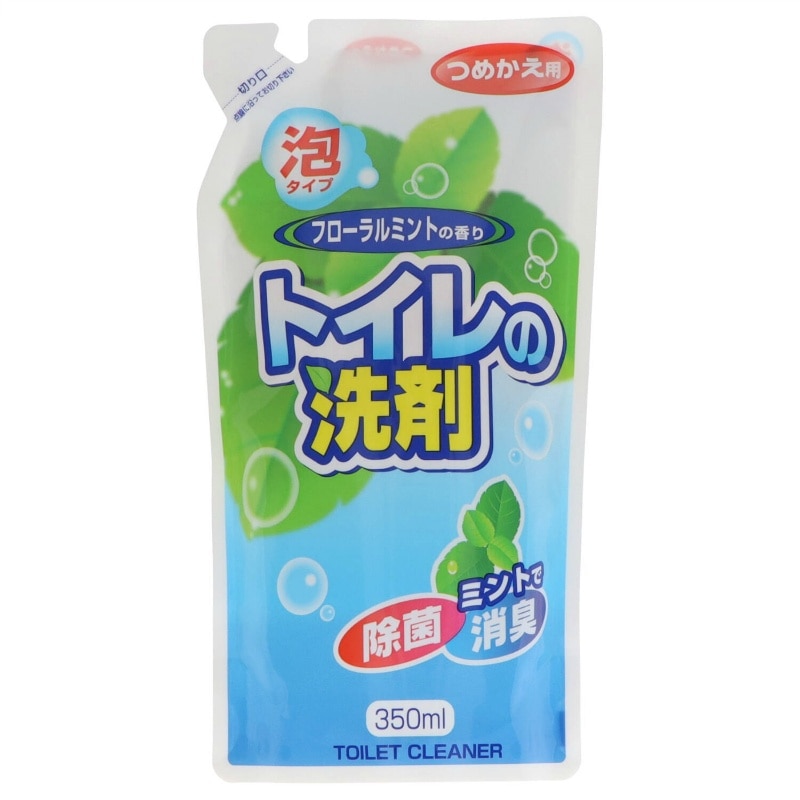 ロケット石鹸　詰替マイトイレの洗剤泡350ML 1個（ご注文単位1個）【直送品】