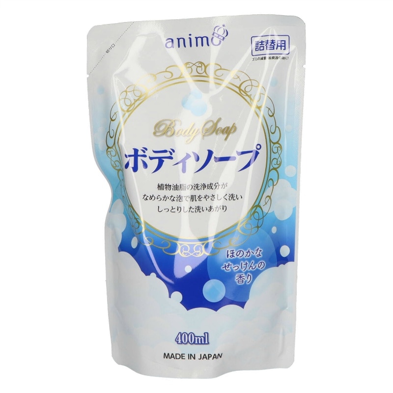 ロケット石鹸　詰替用ボディソープせっけんの香り400ML 1個（ご注文単位1個）【直送品】