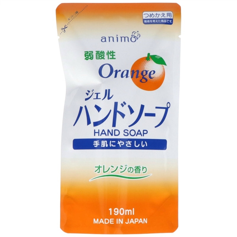 ロケット石鹸　詰替用弱酸性ジェルハンドソープ190ML 1個（ご注文単位1個）【直送品】