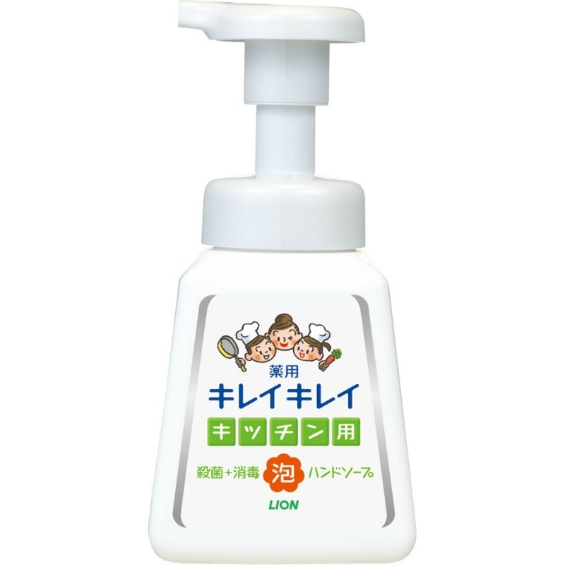 ライオン　キレイキレイ薬用キッチン泡ハンドソープ 本体 230ML 1個（ご注文単位1個）【直送品】