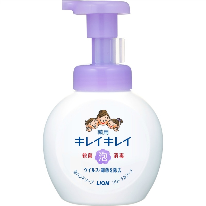 ライオン　キレイキレイ薬用泡ハンドソープ フローラルソープの香り ポンプ250ML 1個（ご注文単位1個）【直送品】