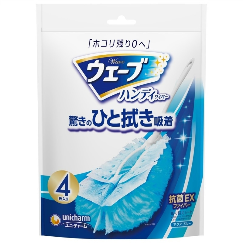 ユニ・チャーム　ウェーブ共通取り替えシート4枚入 1個（ご注文単位1個）【直送品】