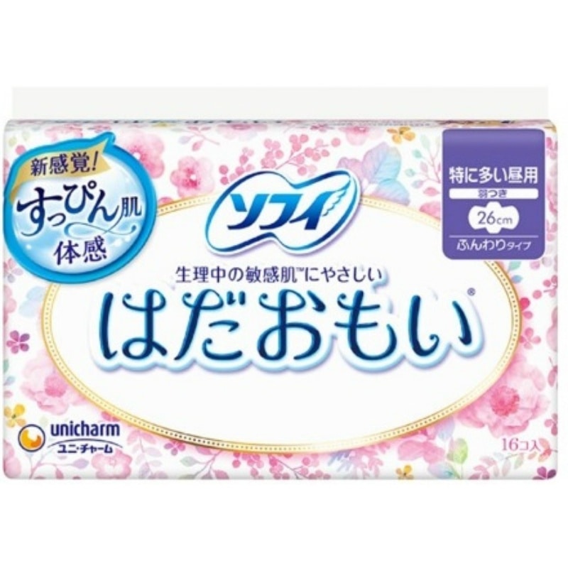 ユニ・チャーム　ソフィはだおもい長時間用羽つき16枚入 1個（ご注文単位1個）【直送品】