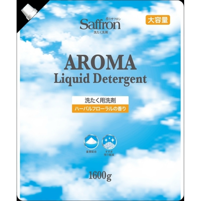 トイレタリージャパンインク　香りサフロンアルマジェル液体洗剤ハーバルフローラル1600G 1個（ご注文単位1個）【直送品】