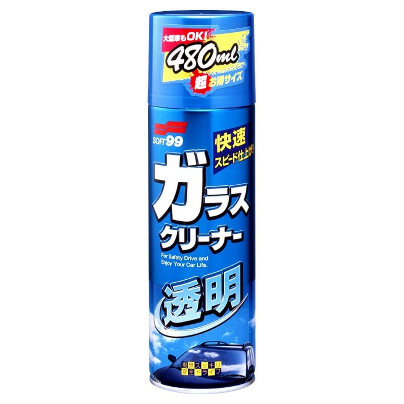 ソフト99コーポレーション　ガラスクリーナー透明480ML 1個（ご注文単位1個）【直送品】