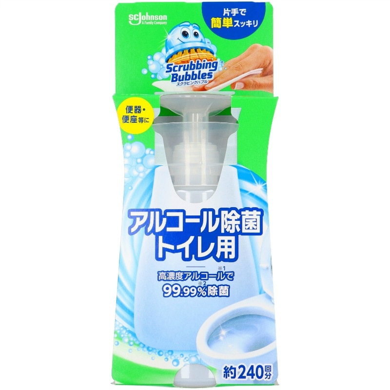 ジョンソン　スクラビングバブル　アルコール除菌トイレ用　本体300ML 1個（ご注文単位1個）【直送品】