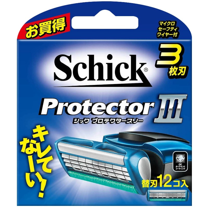 シック・ジャパン　プロテクタースリー替刃　12個入 1パック（ご注文単位1パック）【直送品】