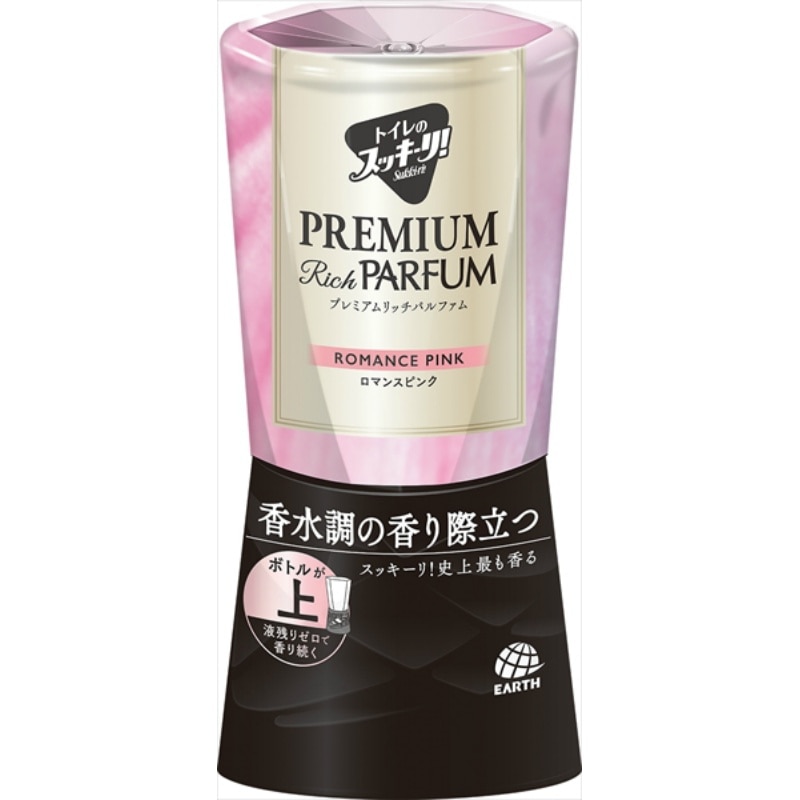 アース製薬　トイレノスッキーリプレミアムロマンスピンク400ML 1個（ご注文単位1個）【直送品】