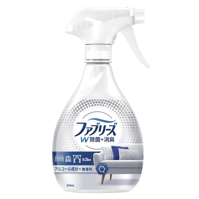 P＆Gジャパン合同会社　ファブリーズW除菌無香料アルコール370ML 1個（ご注文単位1個）【直送品】