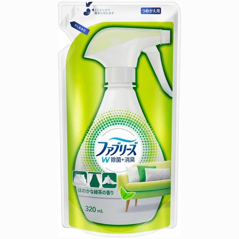 P＆Gジャパン合同会社　ファブリーズW除菌緑茶成分入り詰替320ML 1個（ご注文単位1個）【直送品】