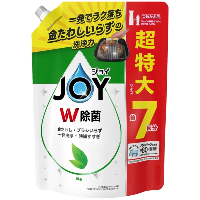 P＆Gジャパン合同会社　除菌ジョイコンパクト緑茶超特大910ML 1個（ご注文単位1個）【直送品】