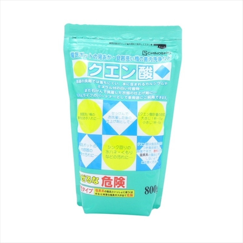 地の塩社　クエン酸　800G 1個（ご注文単位1個）【直送品】