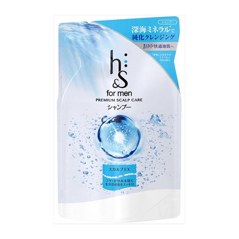 >P＆Gジャパン　h＆s　formen　スカルプEX　シャンプー　詰替　300ML 1個（ご注文単位1個）【直送品】