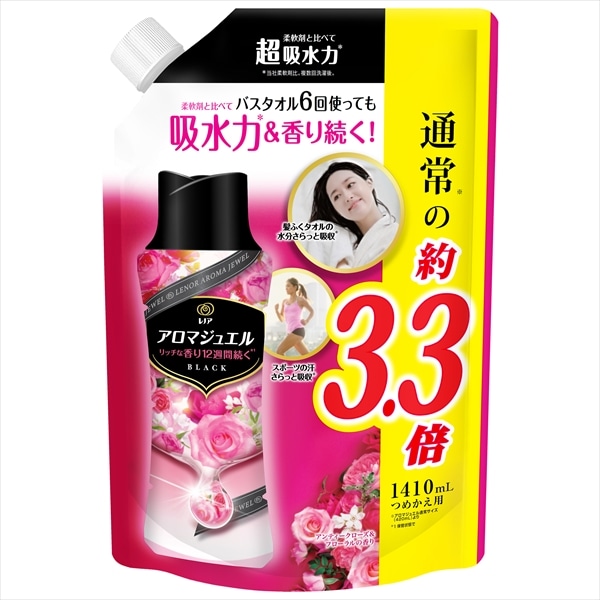 P＆Gジャパン　レノアアロマジュエル　アンティークローズ＆フローラルの香り　つめかえ用超特大サイズ　1410ML 1個（ご注文単位1個）【直送品】