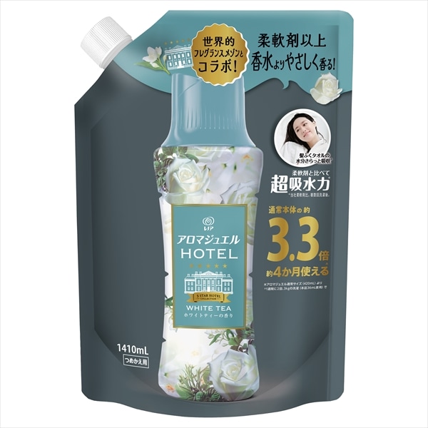 P＆Gジャパン　レノアアロマジュエル　ホワイトティーの香り　つめかえ用超特大サイズ　1410ML 1個（ご注文単位1個）【直送品】