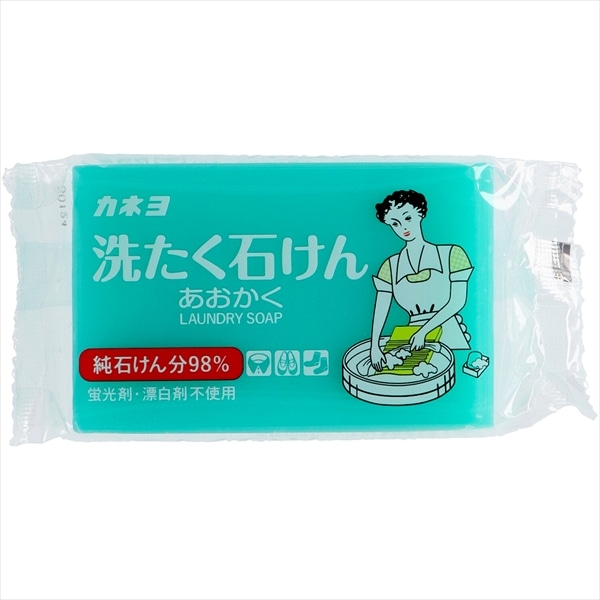 >カネヨ石鹸　洗たく石けん　あおかく　150G 1個（ご注文単位1個）【直送品】