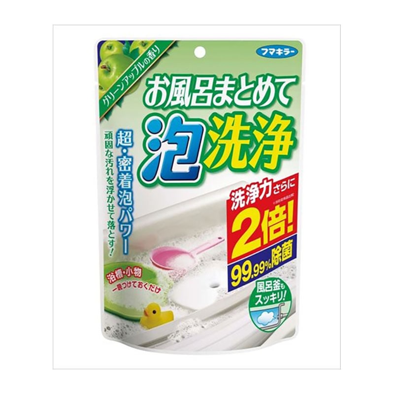 フマキラー　お風呂まとめて泡洗浄　グリーンアップルの香り　230G 1個（ご注文単位1個）【直送品】