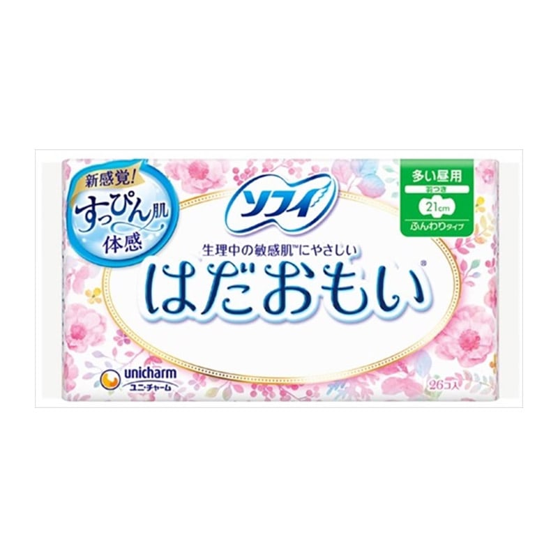 ユニ・チャーム　ソフィはだおもい　ふつうの日用　羽つき　26枚入 1個（ご注文単位1個）【直送品】