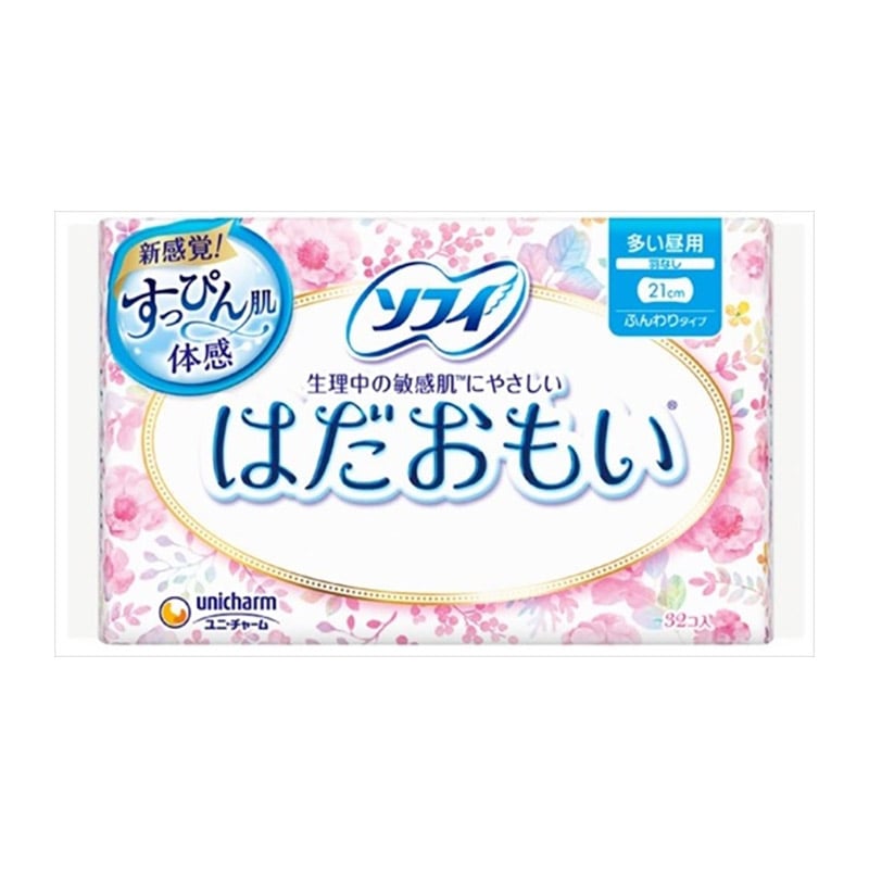 ユニ・チャーム　ソフィはだおもい　ふつうの日用　羽なし　32枚入 1個（ご注文単位1個）【直送品】