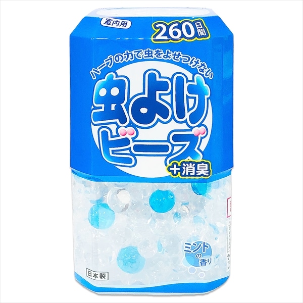 ライオンケミカル　虫よけビーズ　ミントの香り　260日用　380G 1個（ご注文単位1個）【直送品】