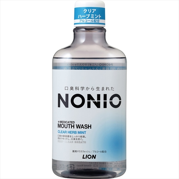 ライオン　NONIOマウスウォッシュ　クリアハーブミント　600ML 1個（ご注文単位1個）【直送品】