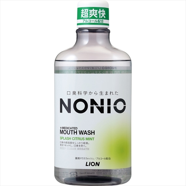 ライオン　NONIOマウスウォッシュ　スプラッシュシトラスミント　600ML 1個（ご注文単位1個）【直送品】