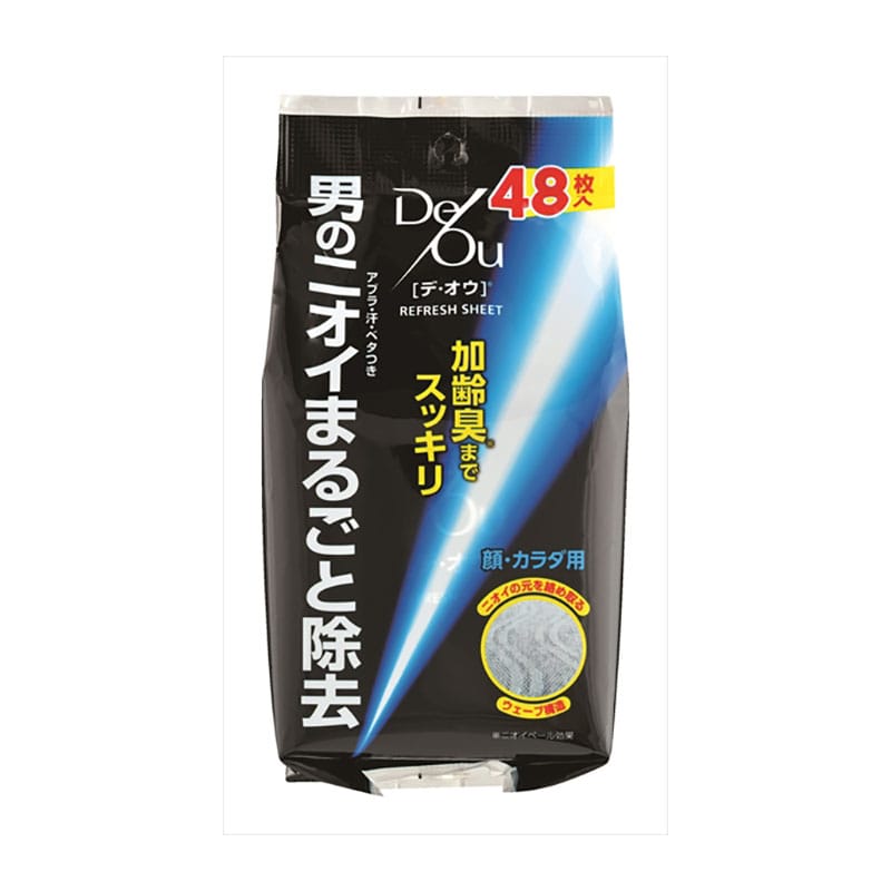 ロート製薬　デ・オウ　リフレッシュシート　48枚入 1個（ご注文単位1個）【直送品】