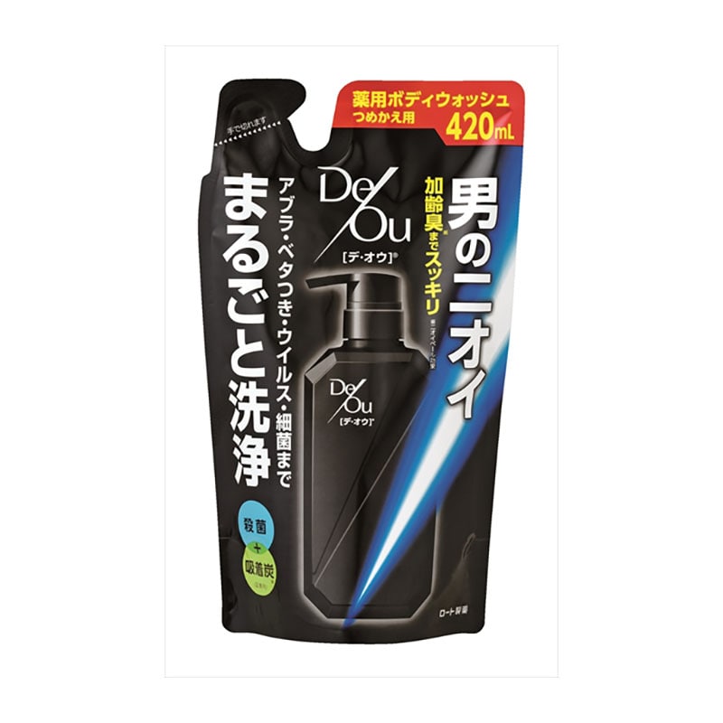 ロート製薬　デ・オウ　薬用クレンジングウォッシュ　詰替用　420ML 1個（ご注文単位1個）【直送品】