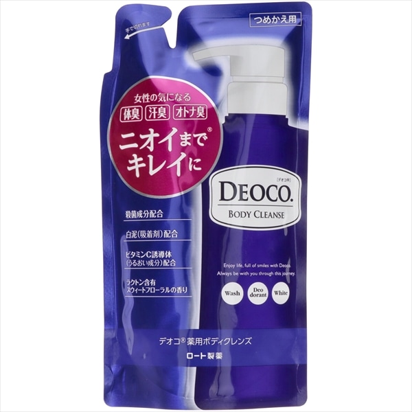 ロート製薬　デオコ　薬用ボディクレンズ　詰替用　250ML 1個（ご注文単位1個）【直送品】