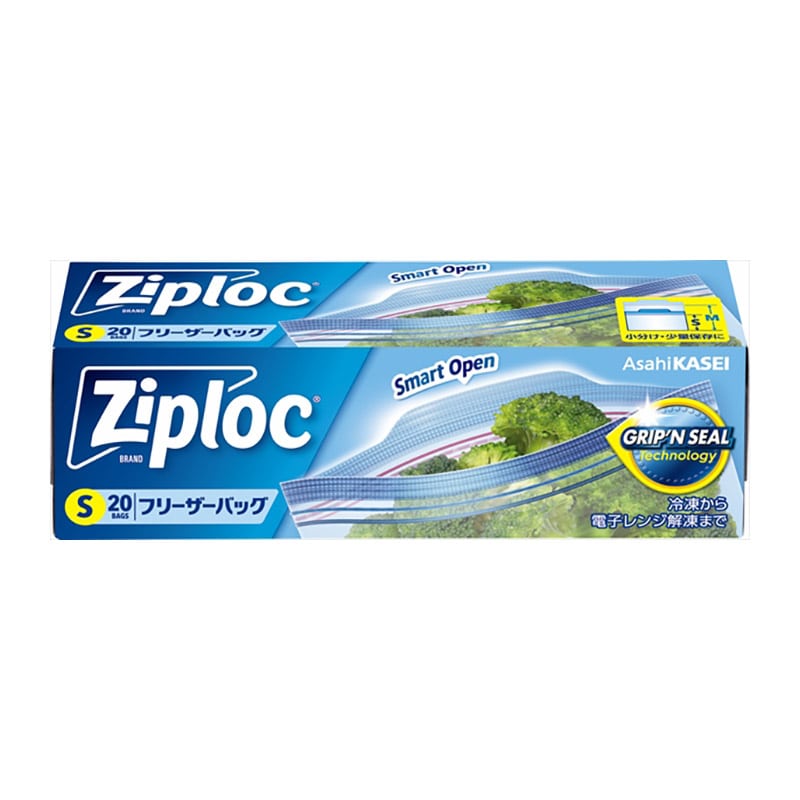 旭化成ホームプロダクツ　ジップロック　フリーザーバッグ　S　20枚入 1個（ご注文単位1個）【直送品】