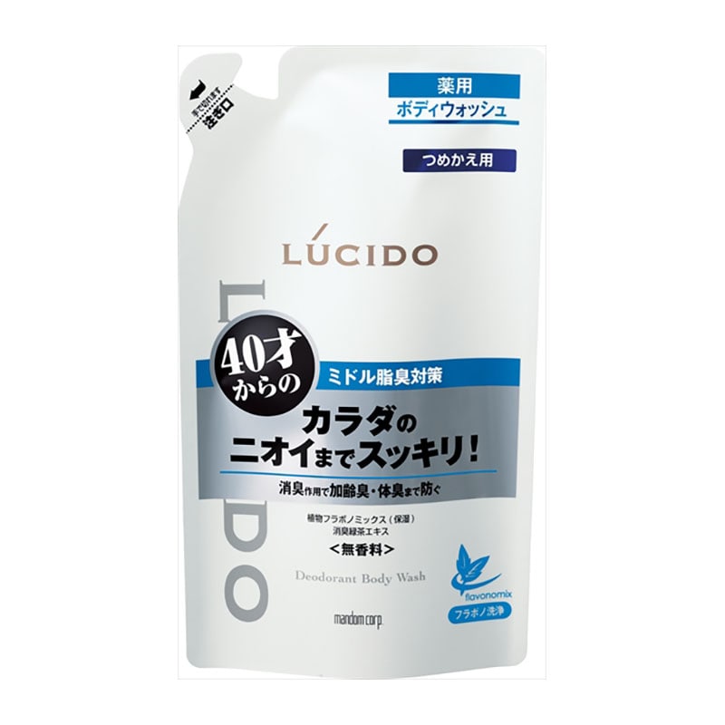 マンダム　ルシード　薬用デオドラントボディウォッシュ　詰替　380ML 1個（ご注文単位1個）【直送品】