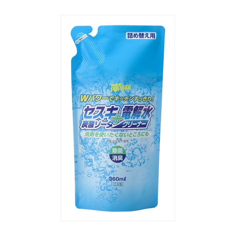 リアルメイト　セスキ炭酸ソーダ＋電解水クリーナー　詰替　360ML 1個（ご注文単位1個）【直送品】