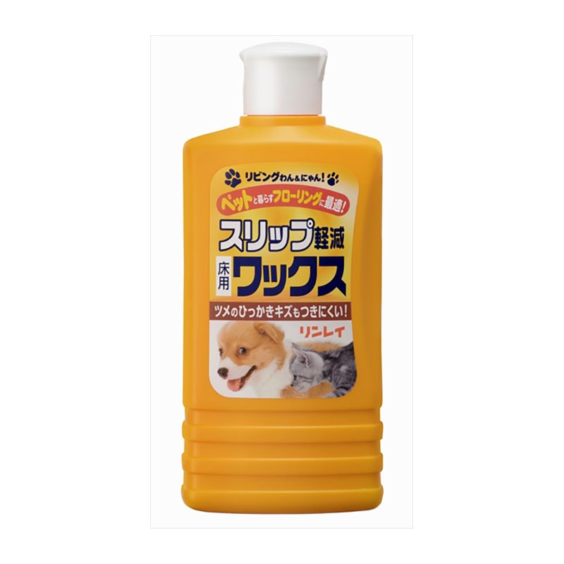 リンレイ　リビングわん&にゃん！　スリップ軽減ワックス　500ML 1個（ご注文単位1個）【直送品】