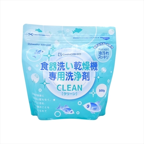 地の塩社　クリーン食器洗い乾燥機専用洗浄剤　500G 1個（ご注文単位1個）【直送品】