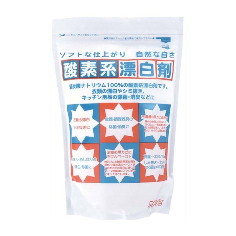 地の塩社　酸素系漂白剤　500G 1個（ご注文単位1個）【直送品】