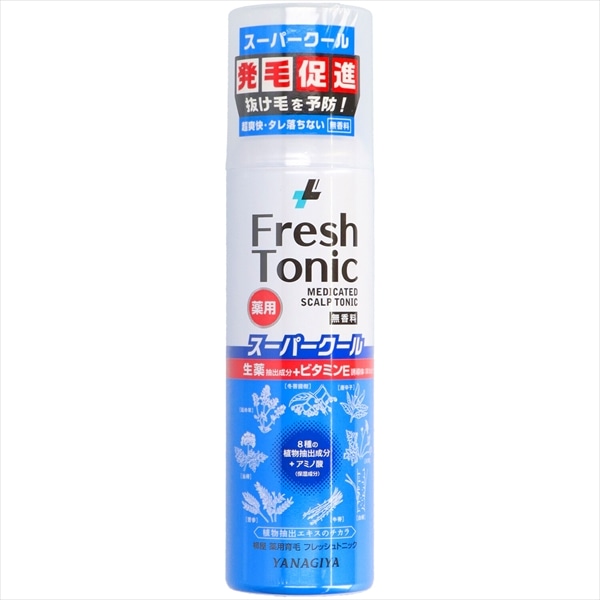 >柳屋本店　柳屋　薬用育毛フレッシュトニック　無香料　スーパークール　190G 1個（ご注文単位1個）【直送品】