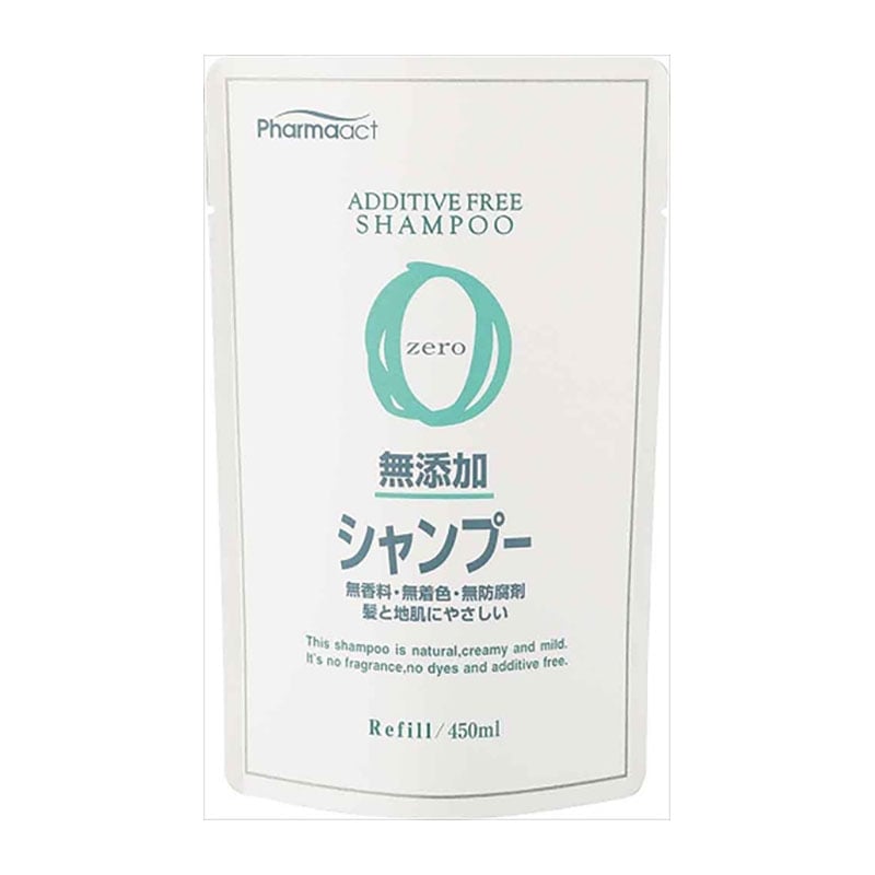 熊野油脂　ファーマアクト　無添加シャンプー　詰替　450ML 1個（ご注文単位1個）【直送品】