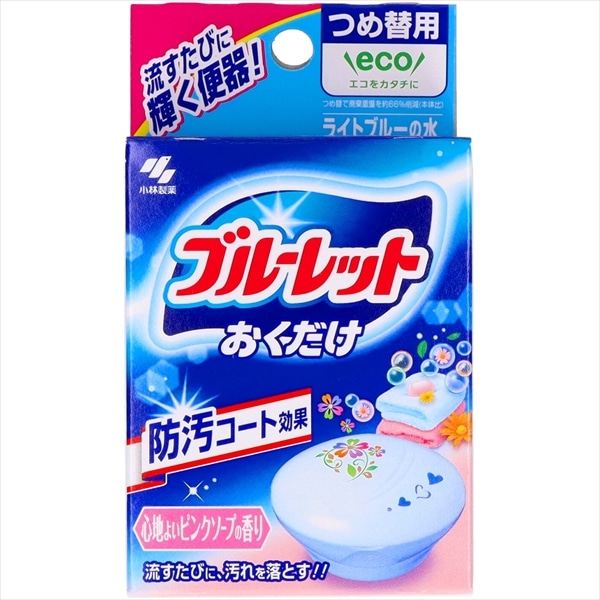 小林製薬　ブルーレットおくだけ　つめ替　ピンクソープ　25ML 1個（ご注文単位1個）【直送品】