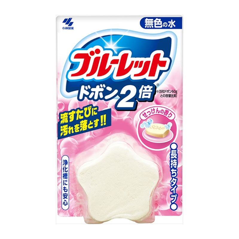 小林製薬　ブルーレットドボン　2倍　無色　せっけん　120G 1個（ご注文単位1個）【直送品】