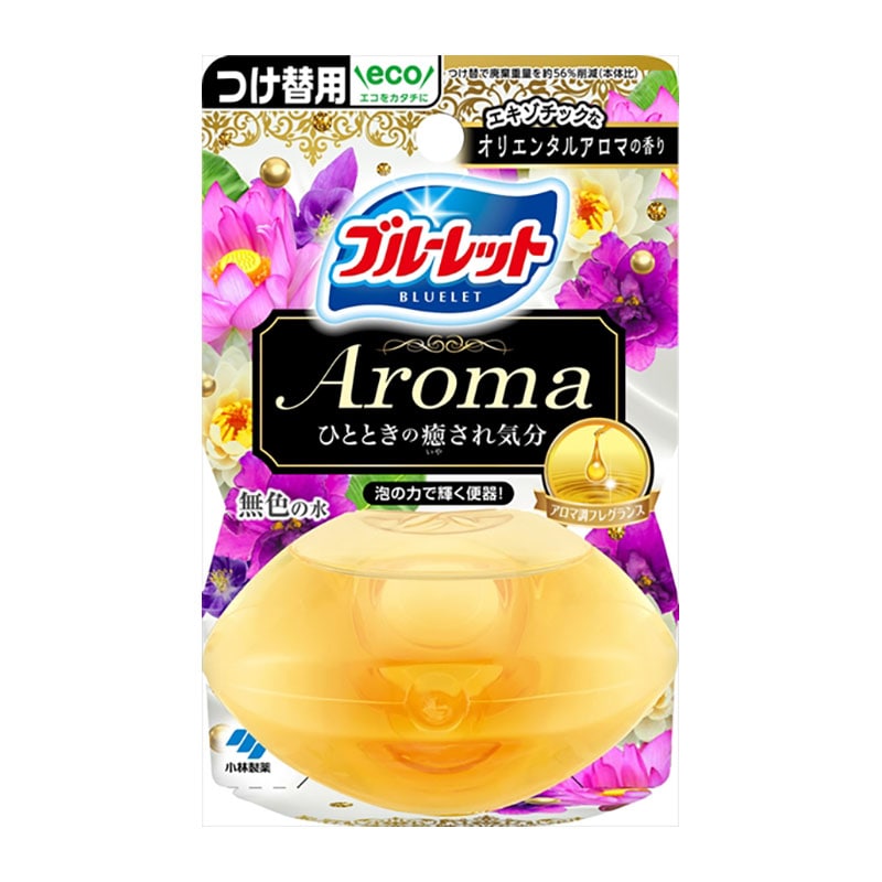 小林製薬　液体ブルーレット　おくだけ　アロマ　つけ替用　エキゾチックなオリエンタルアロマの香り　70ML 1個（ご注文単位1個）【直送品】