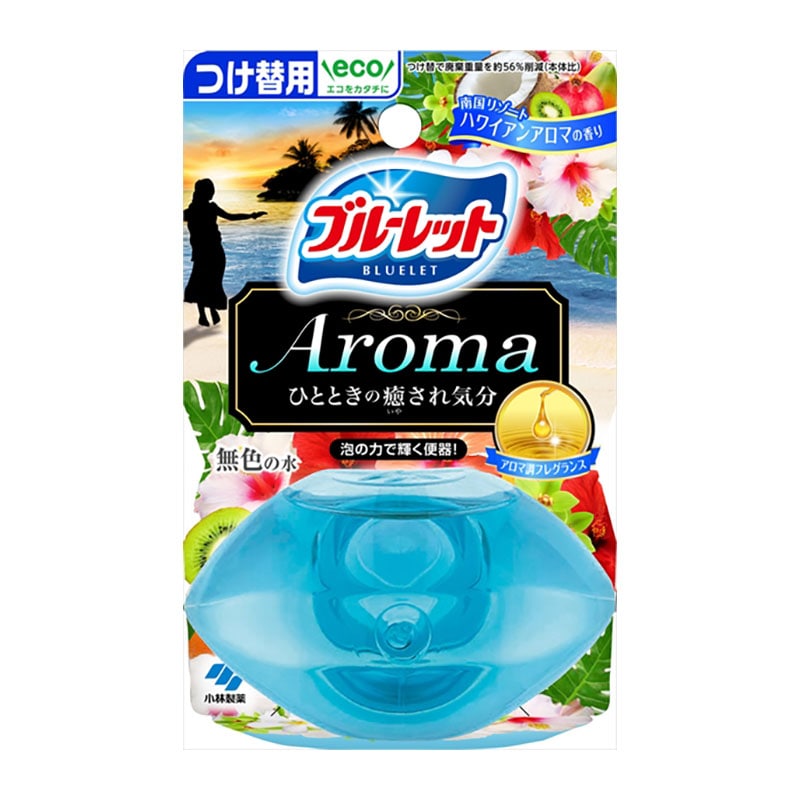 小林製薬　液体ブルーレット　おくだけ　アロマ　つけ替用　南国リゾートハワイアンアロマの香り　70ML 1個（ご注文単位1個）【直送品】